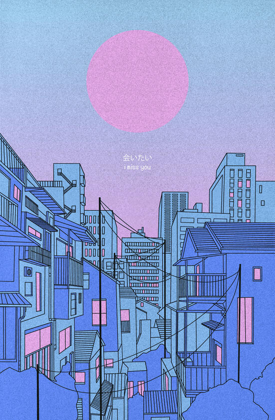 Transposing music to illustration: "i miss you" by Ichika Nito