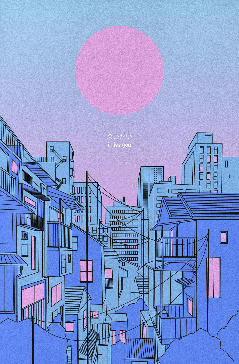 Transposing music to illustration: "i miss you" by Ichika Nito